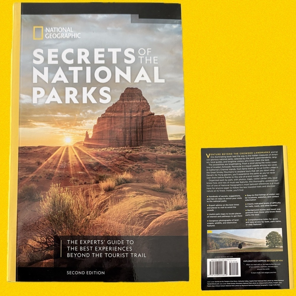National Geographic Secrets of the National Parks Paperback- Second Edition